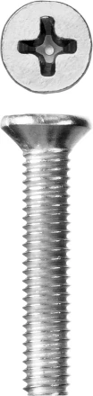 Винт ЗУБР &quot;МАСТЕР&quot; DIN 965, класс прочности 4.8, оцинкованный, M3x16мм, 5кг 303110-03-016 купить в Урае