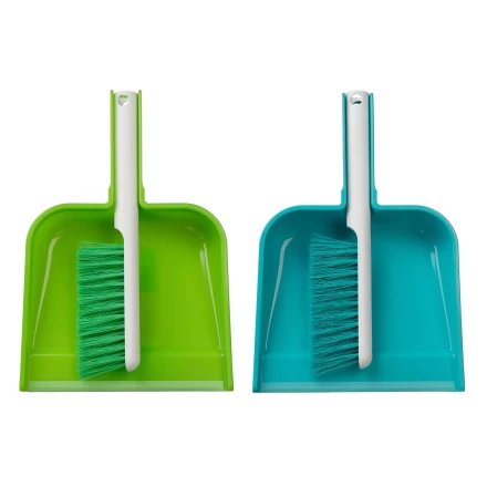 Набор совок с кромкой 300x205 мм и щетка-сметка 275 мм, микс цветов, Home Palisad 93343 купить в Урае