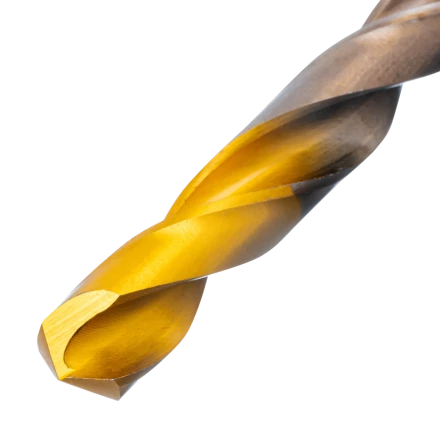 Набор сверл по металлу Denzel 723008, 1-10 мм, Р6М5К8-TiN, Golden Tip, 19 шт купить в Урае