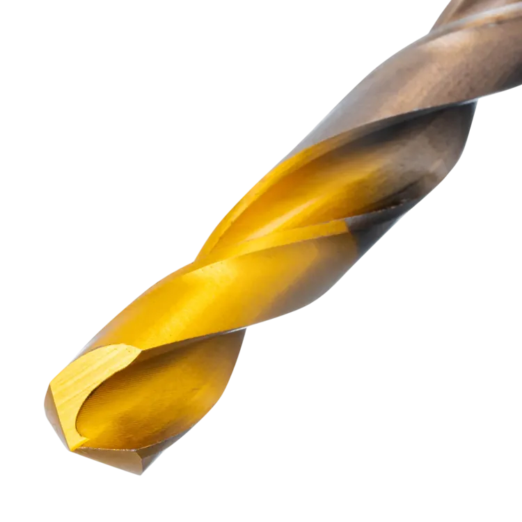 Набор сверл по металлу Denzel 723008, 1-10 мм, Р6М5К8-TiN, Golden Tip, 19 шт купить в Урае
