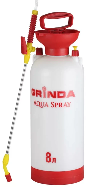 Опрыскиватель садовый GRINDA "Aqua Spray", широкая горловина, устойчивое дно, алюминиевый удлинитель, 8л 8-425117_z01 купить в Урае