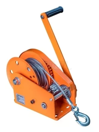 Лебедка ручная с тормозом BHW 1200 канат купить в Урае