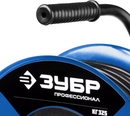 Удлинитель на катушке &quot;КГ 325&quot;, 50 м, 4000 Вт, 4 гнезда, IP44, КГ 3х2,5 кв мм, ЗУБР 55079-50 купить в Урае