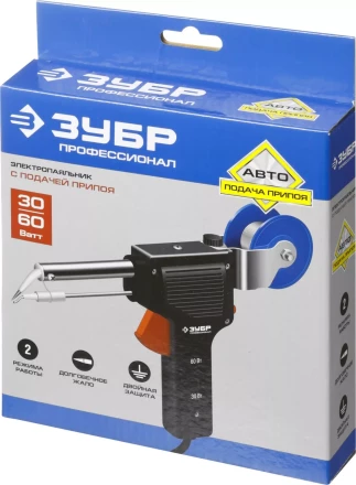 Паяльники с подачей припоя 2 мощности (30Вт/60Вт) серия ПРОФЕССИОНАЛ купить в Урае