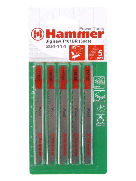 Пилка для лобзика Hammer Flex 204-114 JG WD T101BR купить в Урае