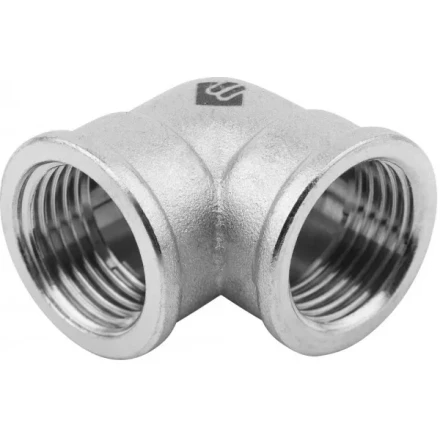 Уголок ЗУБР &quot;ЭКСПЕРТ&quot;, никелированная латунь, г/г, 1/2&quot; 51271-G/G-1/2 купить в Урае