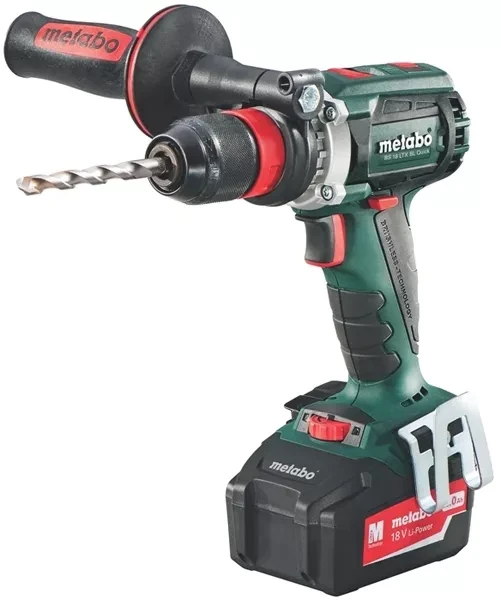 Дрель-винтоверт аккумуляторная METABO BS 18 LTX Quick с рукояткой 18В, 2х5.5Ач, LiHD в кейсе купить в Урае