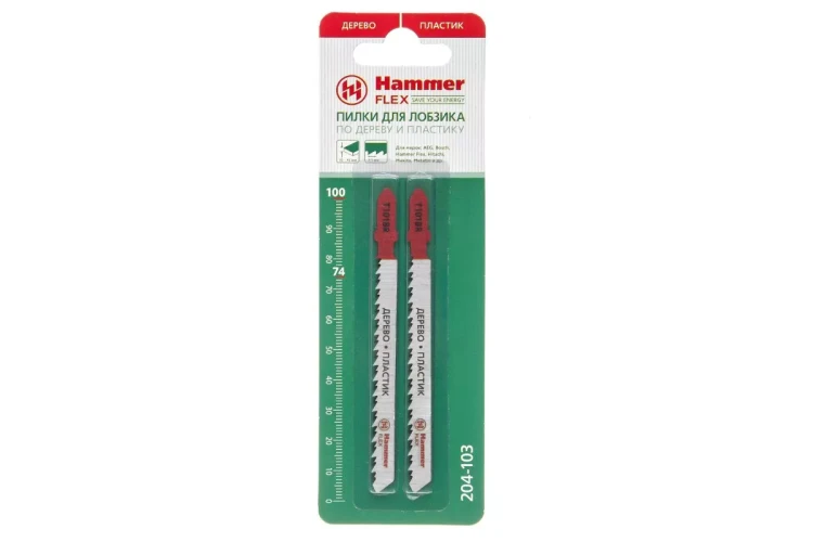Пилки для лобзика HAMMER JG WD T101BR (2pcs) купить в Урае