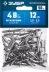 ЗУБР 4.8 x 12 мм, 50 шт, нержавеющие заклепки, Профессионал (313166-48-12) купить в Урае