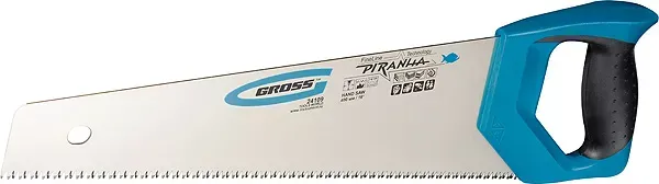 Ножовка по дереву "PIRANHA" 550 мм 11-12 TPI зуб - 3D каленый зуб 2-х комп. рук-ка GROSS 24105 купить в Урае