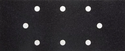 Лист шлиф. универсал. URAGAN &quot;Оптимален для твердых пород дерева&quot; 8 отверстий по линии, для ПШМ, P60, 93х230мм, 50шт 907-22102-060-50 купить в Урае