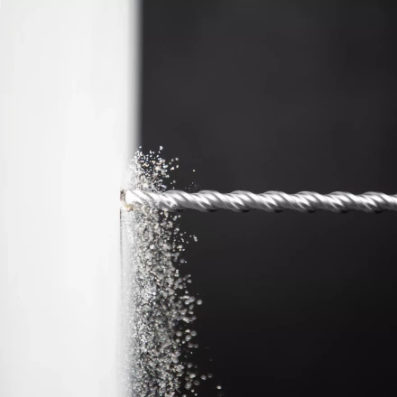 Бур по бетону Denzel, 10 x 460 мм, двойная спираль, три пылеотводящие кромки, 705020 купить в Урае