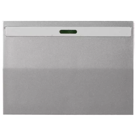 Выключатель СВЕТОЗАР &quot;ЭФФЕКТ&quot; одноклав., с эффектом свечения, без вставки и рамки, цвет светло-серый металлик, 10A/~250B SV-54431-SM купить в Урае