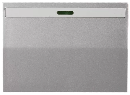 Выключатель СВЕТОЗАР &quot;ЭФФЕКТ&quot; одноклав., с эффектом свечения, без вставки и рамки, цвет светло-серый металлик, 10A/~250B SV-54431-SM купить в Урае