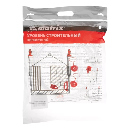 Гидроуровень,удлиненная колба, рельефная градуировка, 5м Matrix 37090 купить в Урае