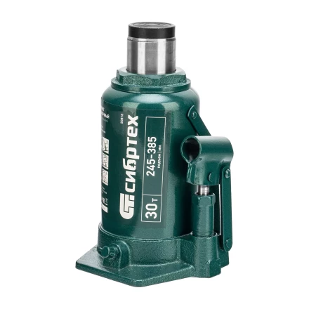 Домкрат гидравлический бутылочный Сибртех 50810, 30 т, 245-385 мм купить в Урае