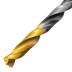 Сверло спиральное по металлу Denzel 5,5 x 93мм, Р6М5, Golden Tip, многогранная заточка, 718277 купить в Урае