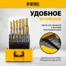 Набор сверл по металлу Denzel 723009, 1-13 мм, Р6М5-TiN, Golden Tip, 25 шт купить в Урае