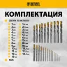 Набор сверл по металлу Denzel 723009, 1-13 мм, Р6М5-TiN, Golden Tip, 25 шт купить в Урае