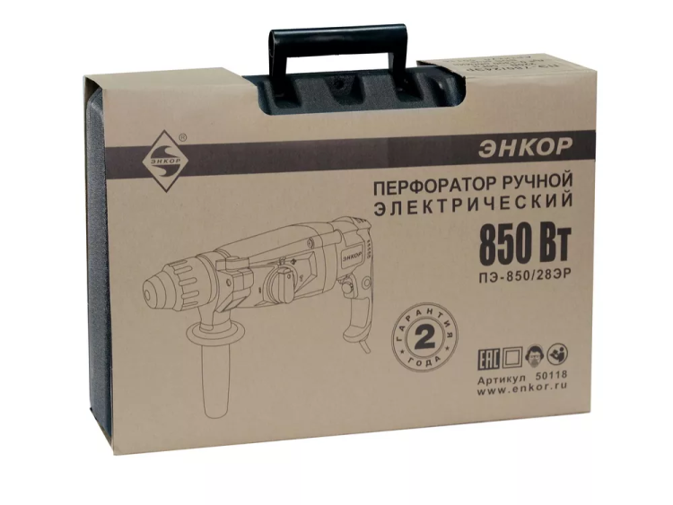 Перфоратор SDS+ ПЭ-850/28ЭР Энкор 50118 купить в Урае