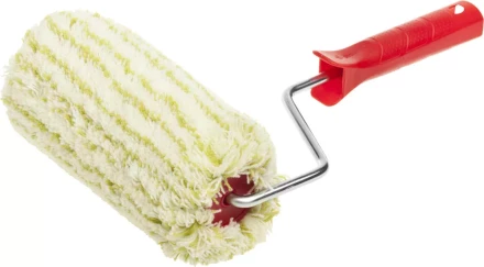 Валик ЗУБР &quot;ЭКСПЕРТ&quot; ФАСАДНЫЙ-ГИГАНТ &quot;МАКСПРОФИ&quot;, полиакрил, ворс 22мм, ручка 8мм, d=68/180мм 03508-18 купить в Урае