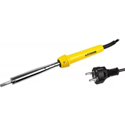 Паяльник STAYER "MASTER" с пластмассовой рукояткой и долговечным жалом, 80 Вт, клин 55305-80