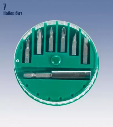 Набор бит 7 шт. S2 Кратон 1 12 01 001 купить в Урае