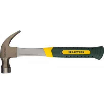 Молоток-гвоздодер 560 г с фиберглассовой рукояткой, KRAFTOOL 20280-560 20280-560 купить в Урае