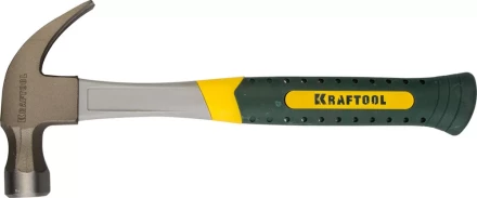 Молоток-гвоздодер 560 г с фиберглассовой рукояткой, KRAFTOOL 20280-560 20280-560 купить в Урае