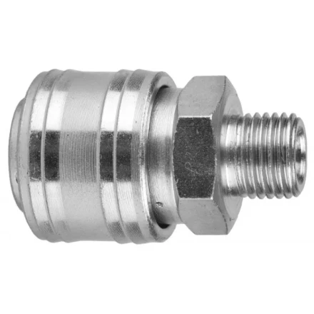 Переходник KRAFTOOL &quot;EXPERT QUALITAT&quot; для пневмоинструмента, резьба 1/4&quot; &quot;папа&quot; - быстросъемное соединение &quot;мама&quot; 6594 купить в Урае