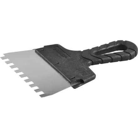 Шпатель ЗУБР &quot;МАСТЕР&quot; ФАСАДНЫЙ, нержавеющее полотно, 150мм, зуб 8х8мм 10078-15-08 купить в Урае