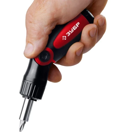 ЗУБР реверсивно-рычажная отвертка с насадками (25161-H31) купить в Урае