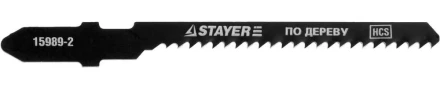 Полотна STAYER &quot;PROFI&quot;, T119BO, для эл/лобзика, HCS, по дереву, ДСП, фигур. рез, EU-хвост., шаг 2мм, 50мм, 2шт 15989-2_z01 купить в Урае