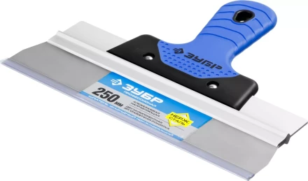 Шпатель ЗУБР &quot;ПРОФЕССИОНАЛ&quot; ФАСАДНЫЙ нержавеющий, 2к ручка. 250мм 10049-25_z03 купить в Урае