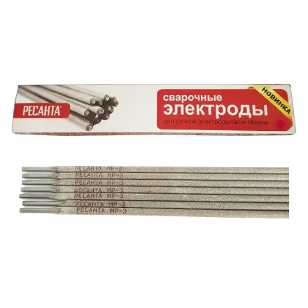 Электрод для сварки РЕСАНТА МР-3 Ф5,0 Пачка 0,8 кг 900/71/6/23 купить в Урае