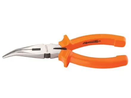 Длинногубцы изогнутые Classic 160 мм шлифованные пластмассовые рукоятки SPARTA 17411 купить в Урае