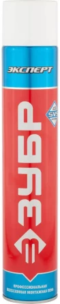 Пена ЗУБР &quot;ЭКСПЕРТ&quot;, монтажная, адаптерная, всесезонная, 750мл 41143_z01 купить в Урае