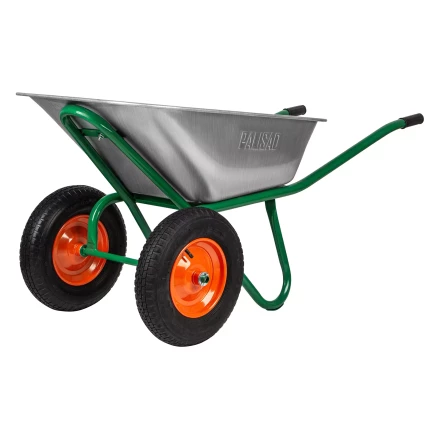 Тачка садово-строительная Palisad 689860, 2-х колесная, усиленная, грузоподъемность 320 кг, объем 100 л купить в Урае