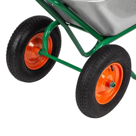 Тачка садово-строительная Palisad 689860, 2-х колесная, усиленная, грузоподъемность 320 кг, объем 100 л купить в Урае