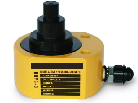 Домкрат гидравлический телескопический низкий TOR HHYG-50D (ДТ50Г66) 50 т (3 уровня) 1004678 купить в Урае