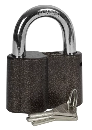 Замок навесной ЗУБР &quot;МАСТЕР&quot; общего применения, дисковый механизм секрета, ключ 7 PIN, дужка d-14мм, 80мм 3720_z01 купить в Урае