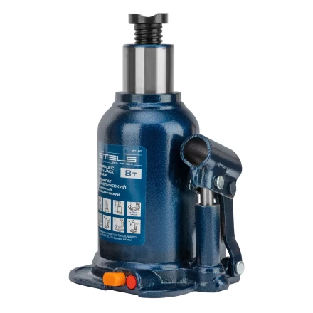 Домкрат гидравлический бутылочный телескопический Stels 51150, 8 т, подъем 180-410 мм купить в Урае