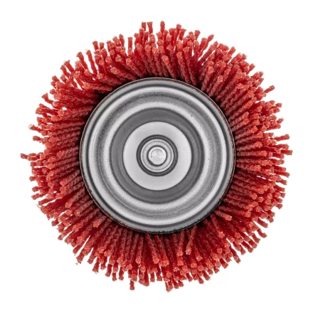 Щетка для дрели, 75 мм, Чашка, со шпилькой, нейлоновая щетина Denzel 74436 купить в Урае