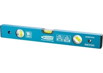 Уровень алюминиевый усиленный 1200 мм толщина профессиональный 2 мм 3 глазка  GROSS 33632 купить в Урае