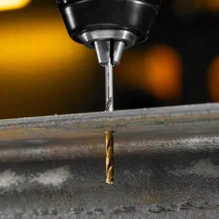 Набор сверл по металлу Denzel 723010, 1-13 мм, Р6М5К8-TiN, Golden Tip, 25 шт купить в Урае