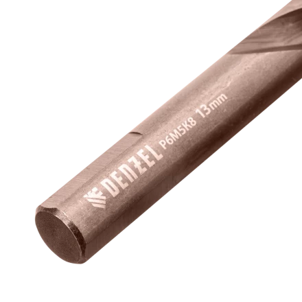 Набор сверл по металлу Denzel 723010, 1-13 мм, Р6М5К8-TiN, Golden Tip, 25 шт купить в Урае