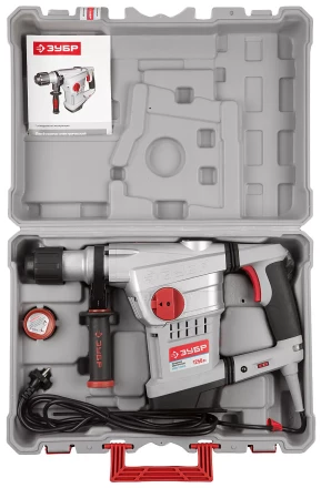 Перфоратор ЗУБР SDS-Max, 10Дж, 1250Вт, кейс ЗПМЭ-1250ЭК купить в Урае