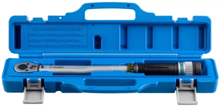 Ключ динамометрический ЗУБР &quot;ЭКСПЕРТ&quot;, с кольцевым фиксатором, точность  +/- 4%, 3/8&quot;, 19 - 110 Нм 64083-110 купить в Урае