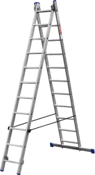 Лестницы алюминиевые двухсекционные серия ЭКСПЕРТ