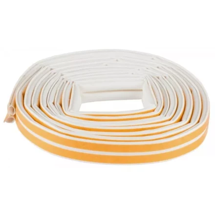 Уплотнитель ЗУБР силиконовый самоклеящийся, профиль &quot;O&quot;, белый, 6м 40925-006 купить в Урае